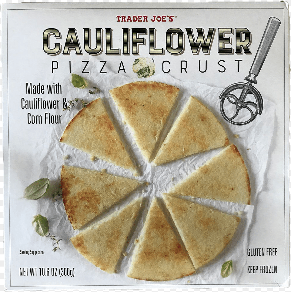 Trader Joe39s Cauliflower Pizza Crust Review, Bread, Food Png Image