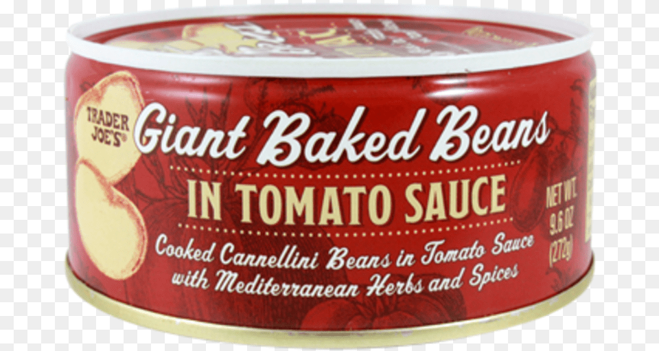 Trader Joe39s Giant Baked Beans In Tomato Sauce Trader Joe39s Beans, Tin, Can, Aluminium, Canned Goods Free Png