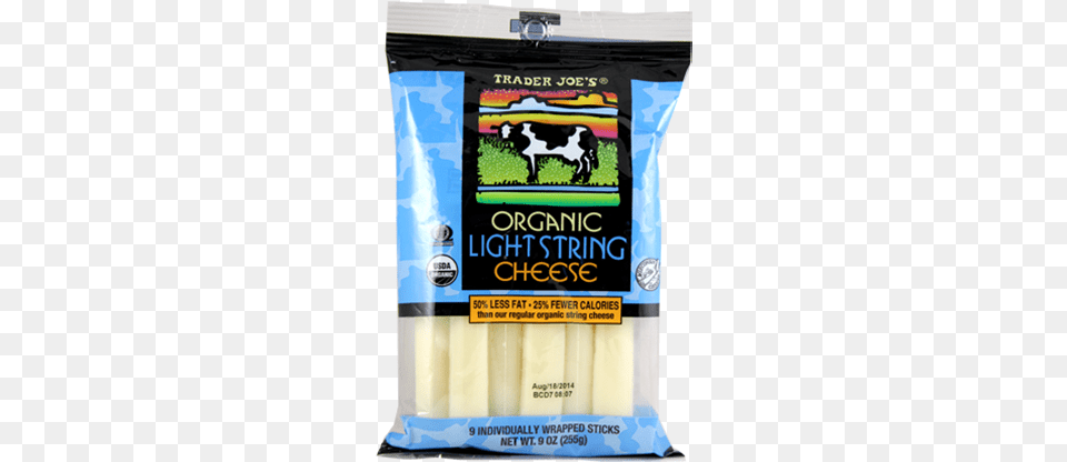 Trader Joe39s Organic Light String Cheese Nutrition, Food Free Png