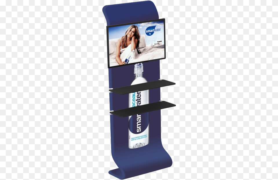 Tradeshow Fabric Tv Stands, Bottle, Computer Hardware, Electronics, Hardware Png Image
