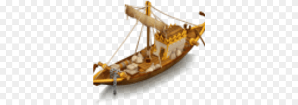 Trading Boat Longship, Sailboat, Transportation, Vehicle, Watercraft Free Png