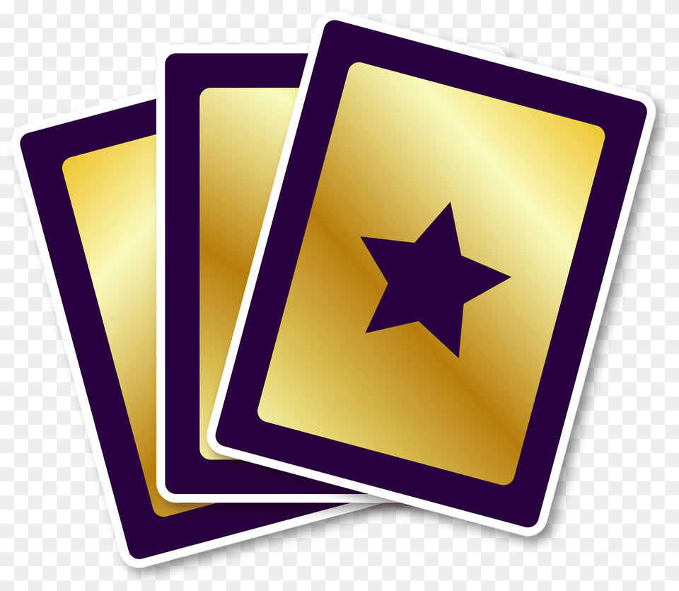 Trading Card Clipart, Symbol, Star Symbol, Blackboard Free Transparent Png