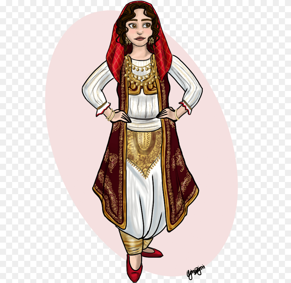 Traditional Albanian Clothingi Always Loved Traditional Costumes Of Albania Drawing, Adult, Person, Female, Woman Free Png Download