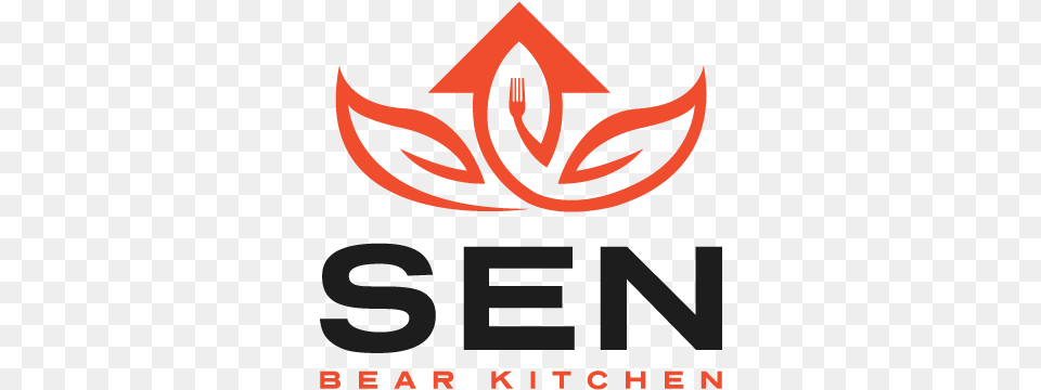 Traditional Bold Fast Food Restaurant Logo Design For Sen Orange, Person Free Png