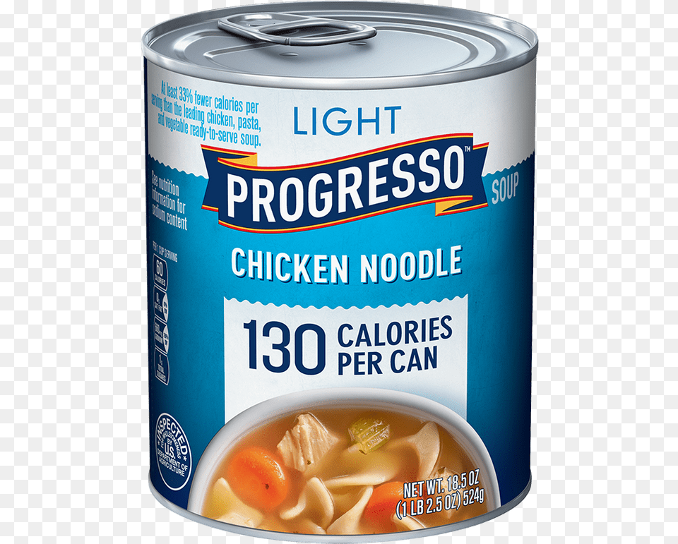 Traditional Chicken Noodle Progresso Light Soup, Tin, Aluminium, Can, Food Png