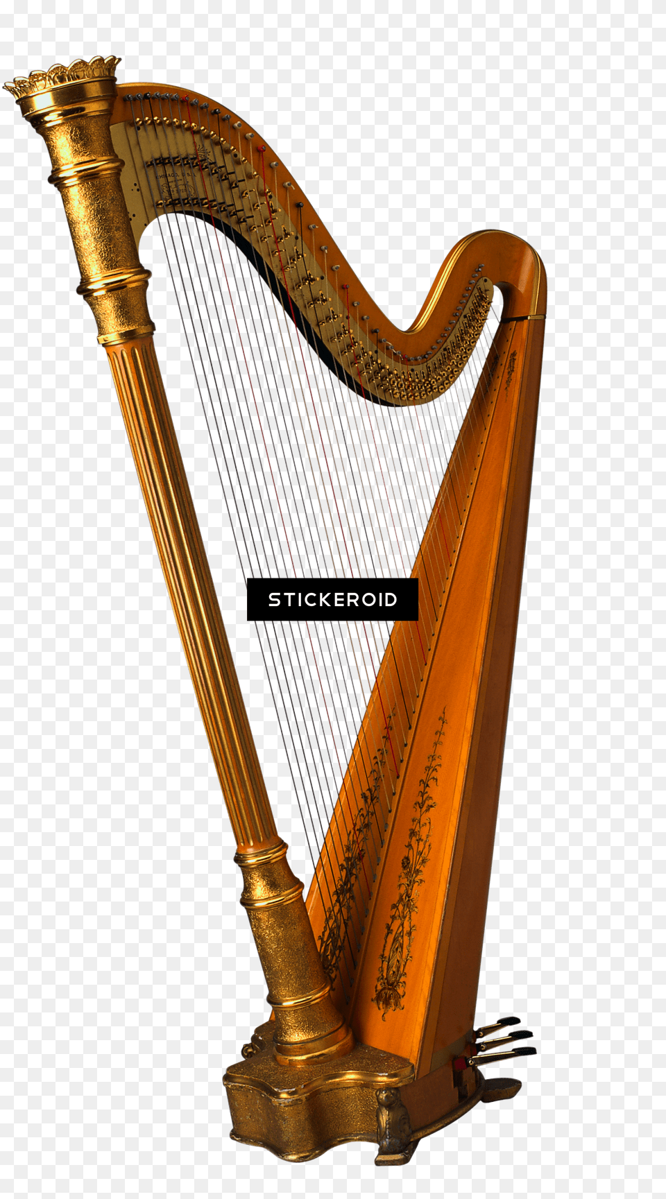 Traditional Chinese Musical Instruments Arfa Prozrachnij Fon, Musical Instrument, Harp Png Image