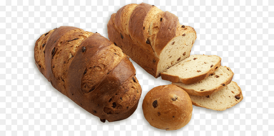 Traditional Egg Bread With Raisins Rye Bread, Food, Sandwich, Bread Loaf Free Png