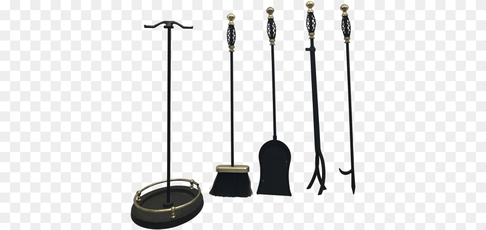 Traditional Fireplace Tools, Chandelier, Lamp, Broom Free Png