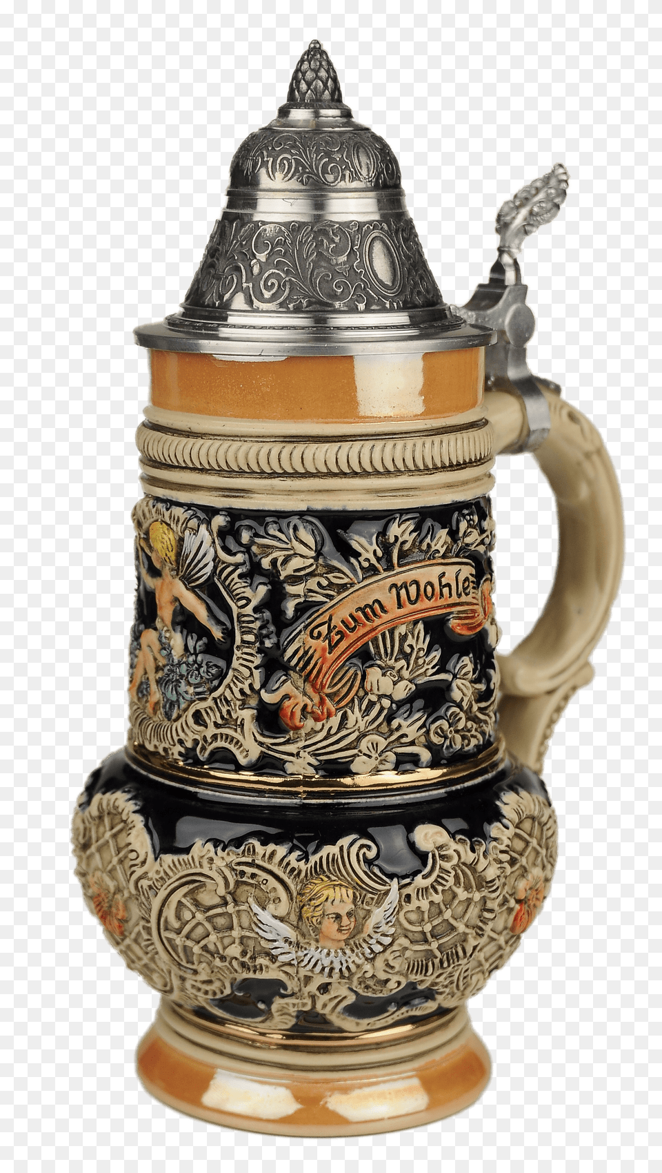 Traditional German Beer Mug, Cup, Stein, Pottery, Bottle Free Transparent Png