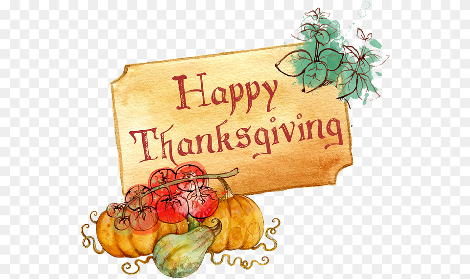Traditional Happy Thanksgiving 2019, Envelope, Food, Fruit, Greeting Card Png Image