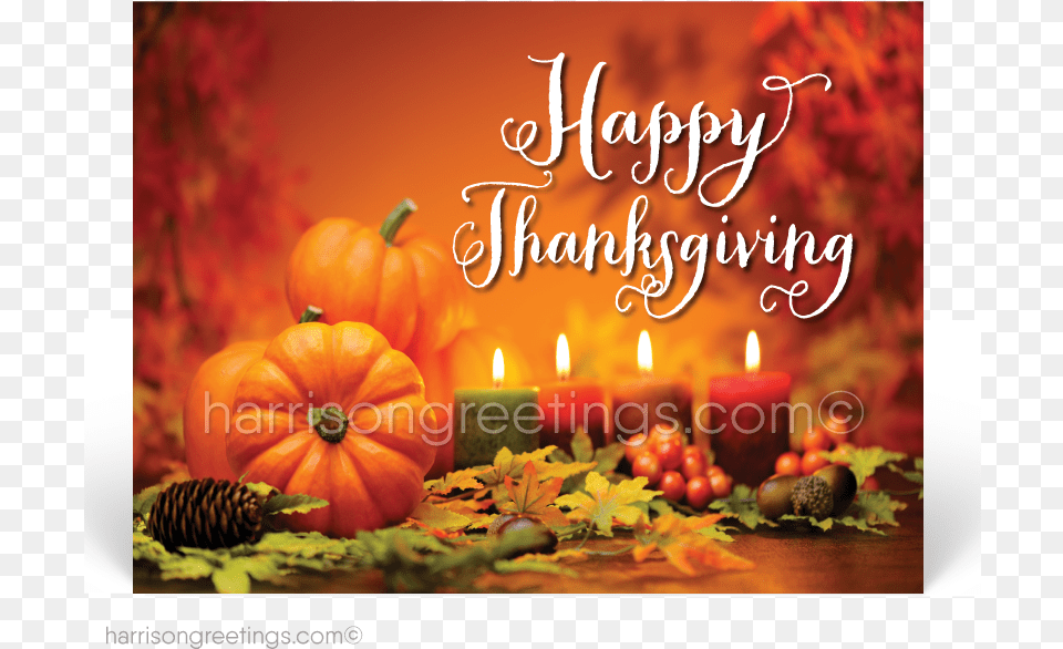 Traditional Happy Thanksgiving Postcards Greeting Card, Food, Plant, Produce, Pumpkin Png Image