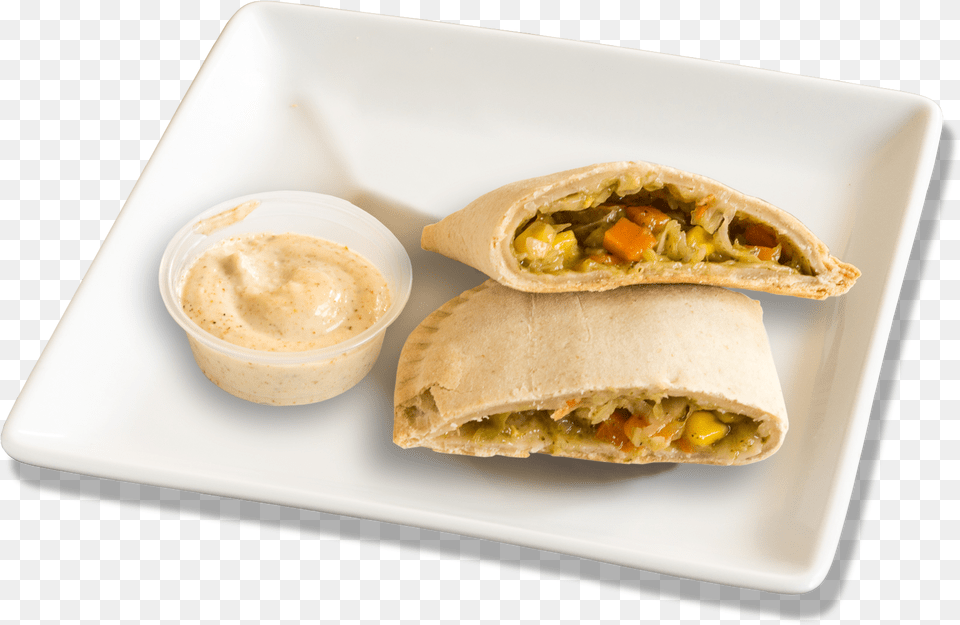 Traditional Jamaican Style Patty In Your Choice Of Mission Burrito, Bread, Food, Pita, Plate Png