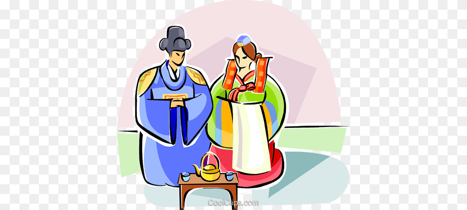 Traditional Korean Wedding Dress Royalty Vector Clip Art, Adult, Person, Man, Male Free Transparent Png