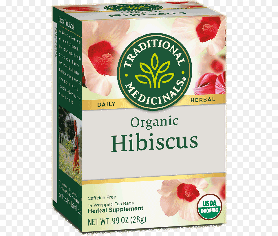 Traditional Medicinals Hibiscus, Herbal, Herbs, Plant, Flower Free Png