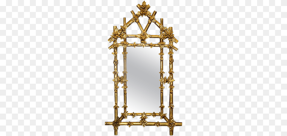 Traditional Mirror, Cross, Symbol, Bronze Png
