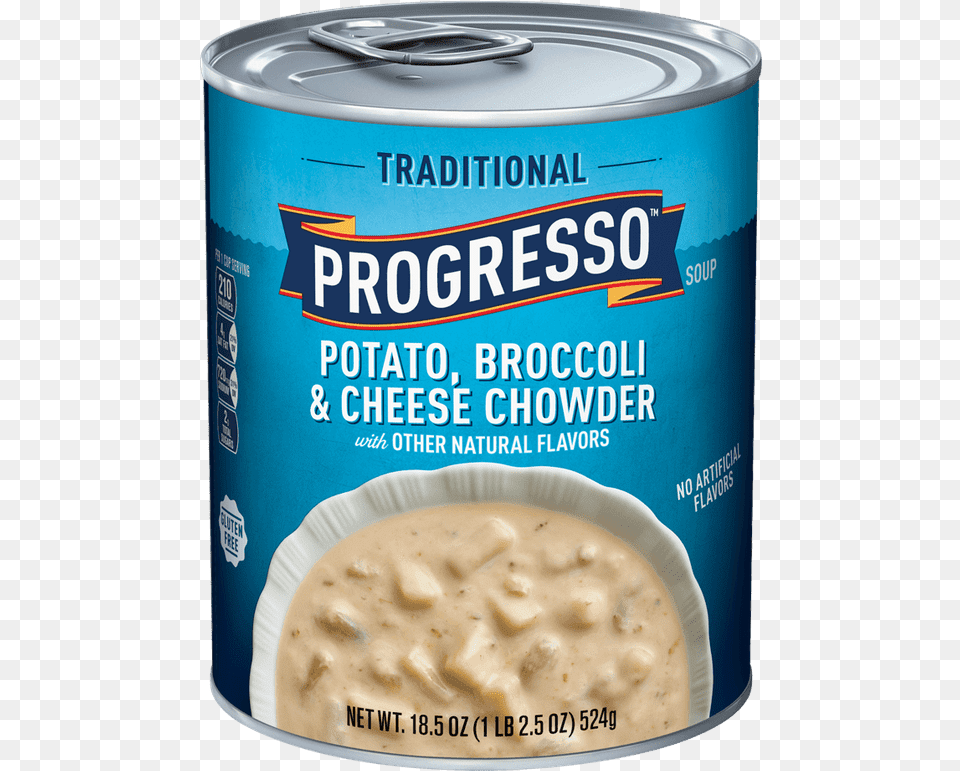 Traditional New England Clam Chowder Canned Soup Progresso New England Clam Chowder, Can, Tin, Food, Gravy Free Png Download