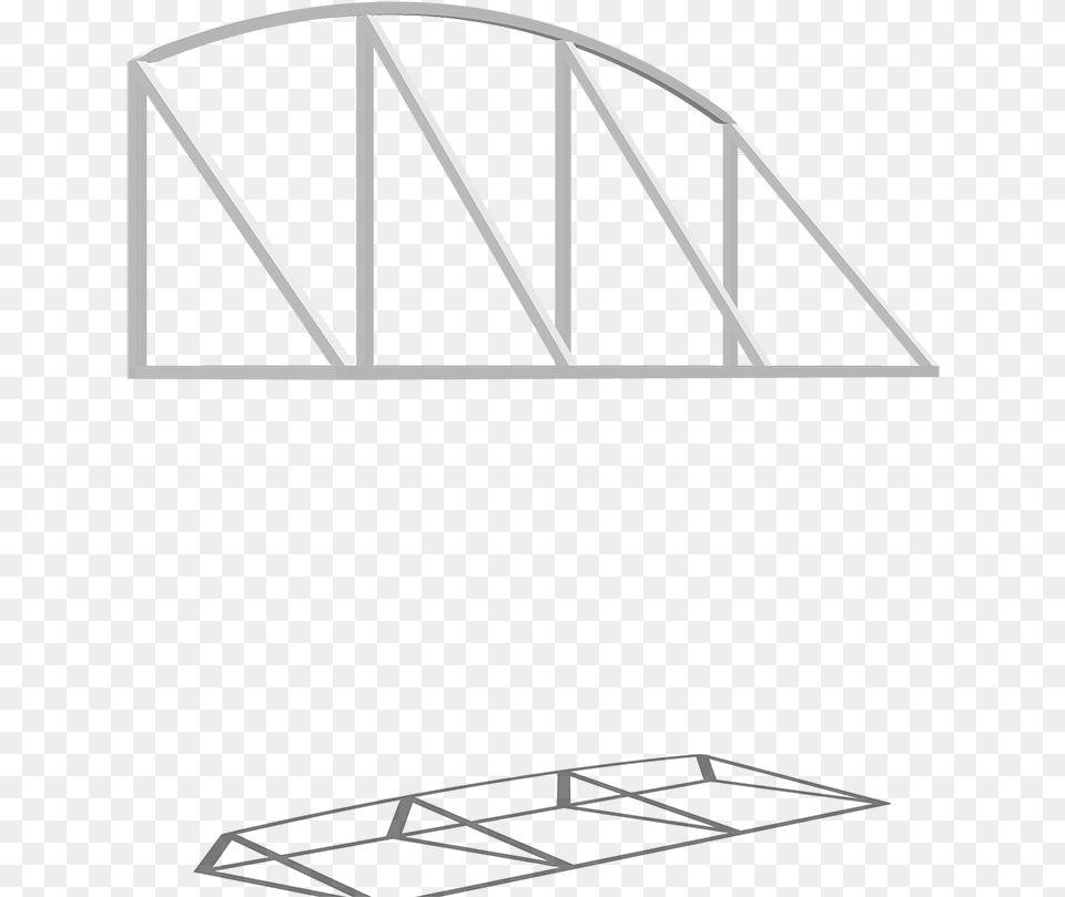 Traditional Rounded Awning Frame Front Left View Arch, Arch Bridge, Architecture, Bridge, Bow Free Png