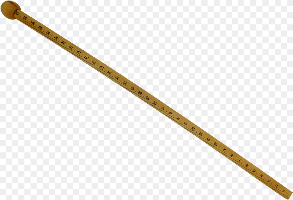 Traditional Wood Ruler Used By Students And Professionals Bow, Chart, Plot, Blade, Dagger Free Png
