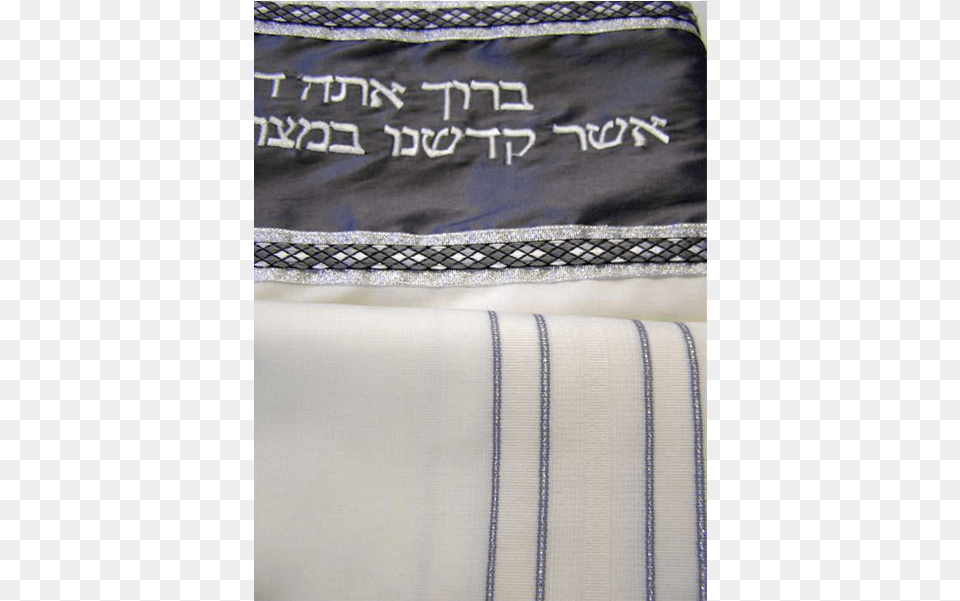 Traditional Wool Tallit With A Bag Amp Kippah Set Gray Silver Stripe Wool Tallit By Galilee Silks, Home Decor, Linen Free Transparent Png