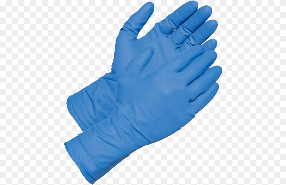 Trafalgar Blue Nitrile Gloves Pkt 5 Gloves And Face Mask, Clothing, Glove, Baseball, Baseball Glove Free Png Download