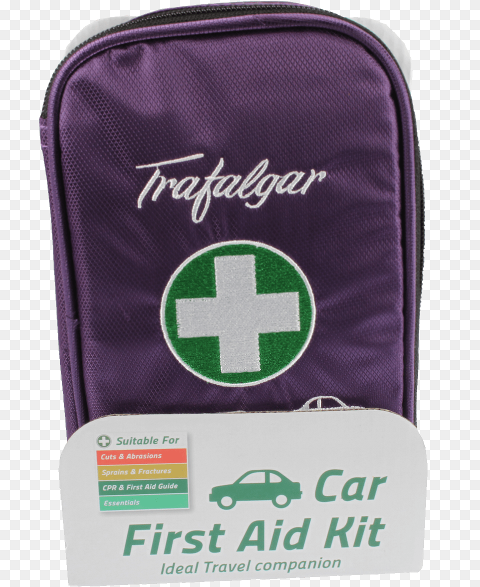Trafalgar Car First Aid Kit Purple Medical Bag, First Aid, Transportation, Vehicle Png Image