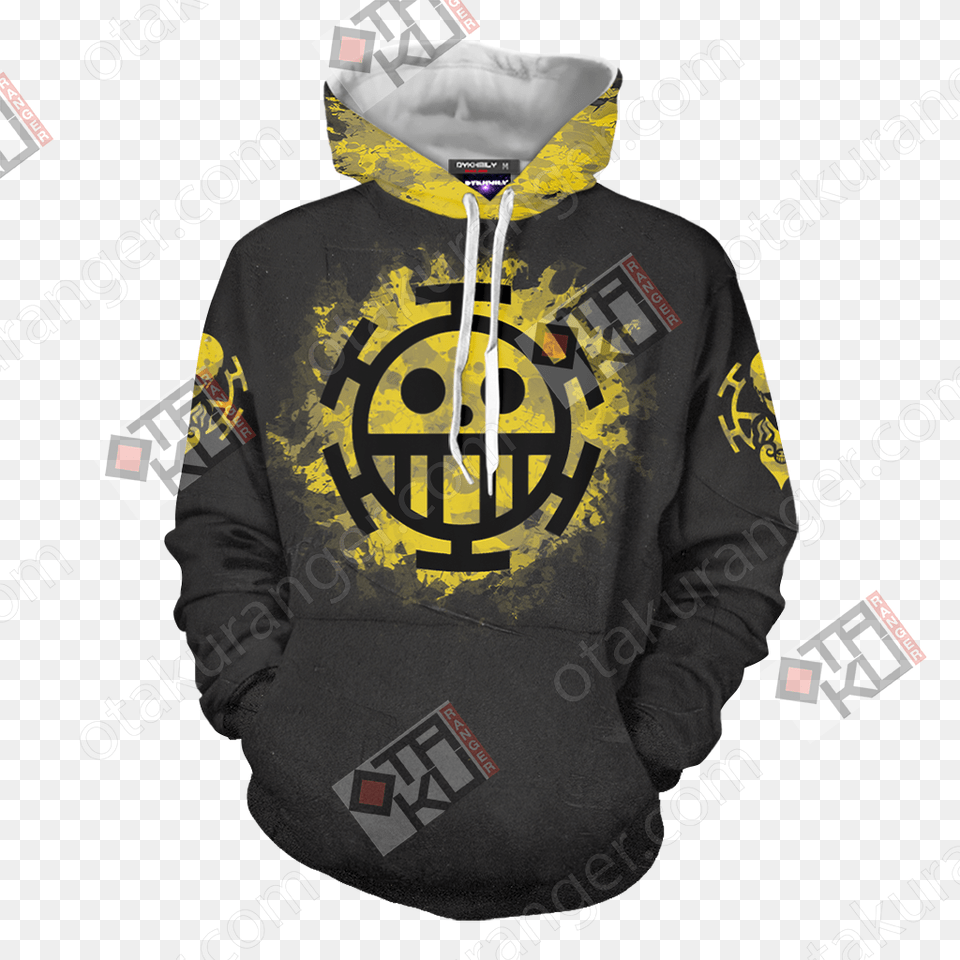 Trafalgar Law, Clothing, Hoodie, Knitwear, Sweater Png