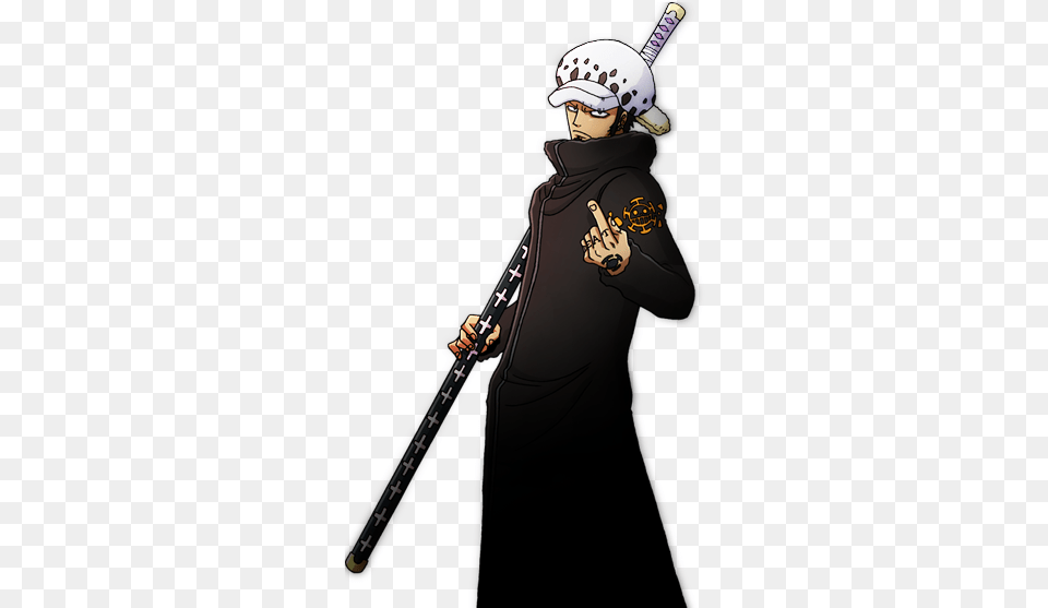 Trafalgar Law Render By Proxon D6iwmhx One Piece Law, Sword, Weapon, People, Person Png Image