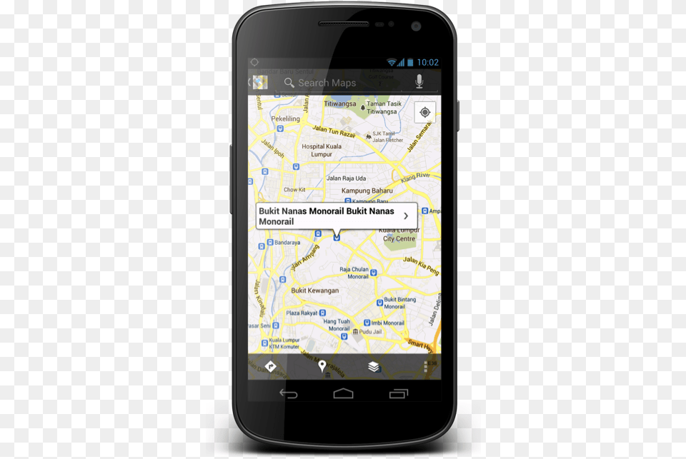 Traffic And Transit Come To Google Maps Map Icon Meaning, Electronics, Mobile Phone, Phone Free Png Download