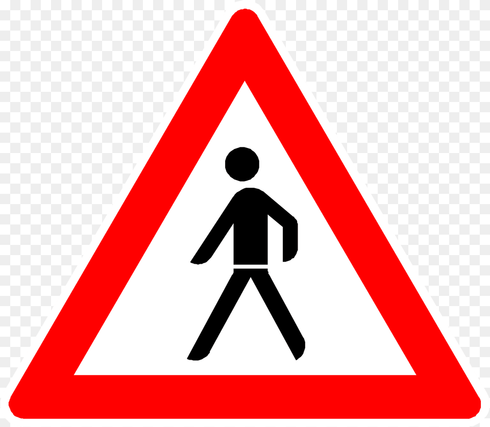 Traffic Clipart, Sign, Symbol, Person, Road Sign Png Image