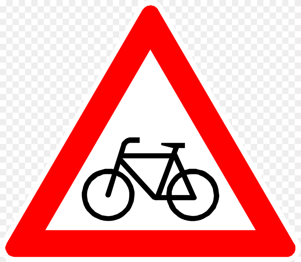Traffic Clipart, Sign, Symbol, Road Sign, Bicycle Png Image