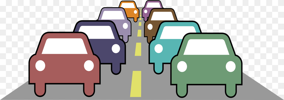 Traffic Clipart Transparent Background, City, Road, Street, Urban Free Png