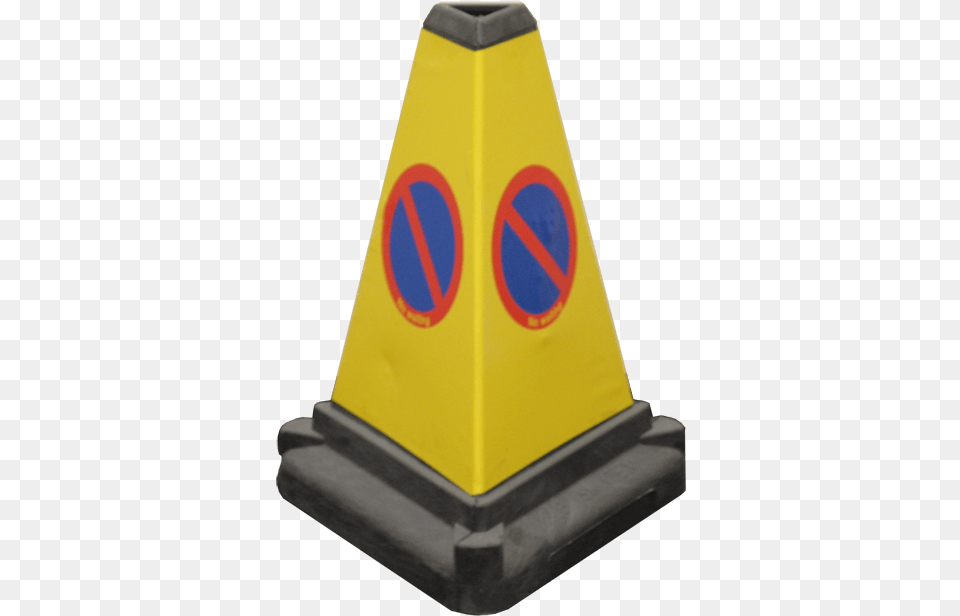 Traffic Cone 3 Side No Waiting Cones, Sign, Symbol, Mailbox Free Png