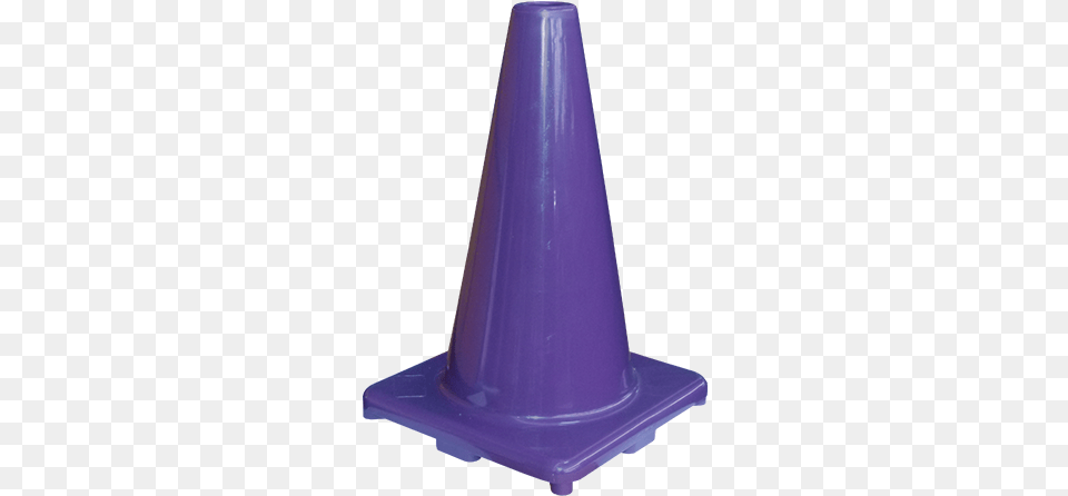 Traffic Cone 300mm Purple Plain Traffic Cone, Bottle, Shaker Free Png