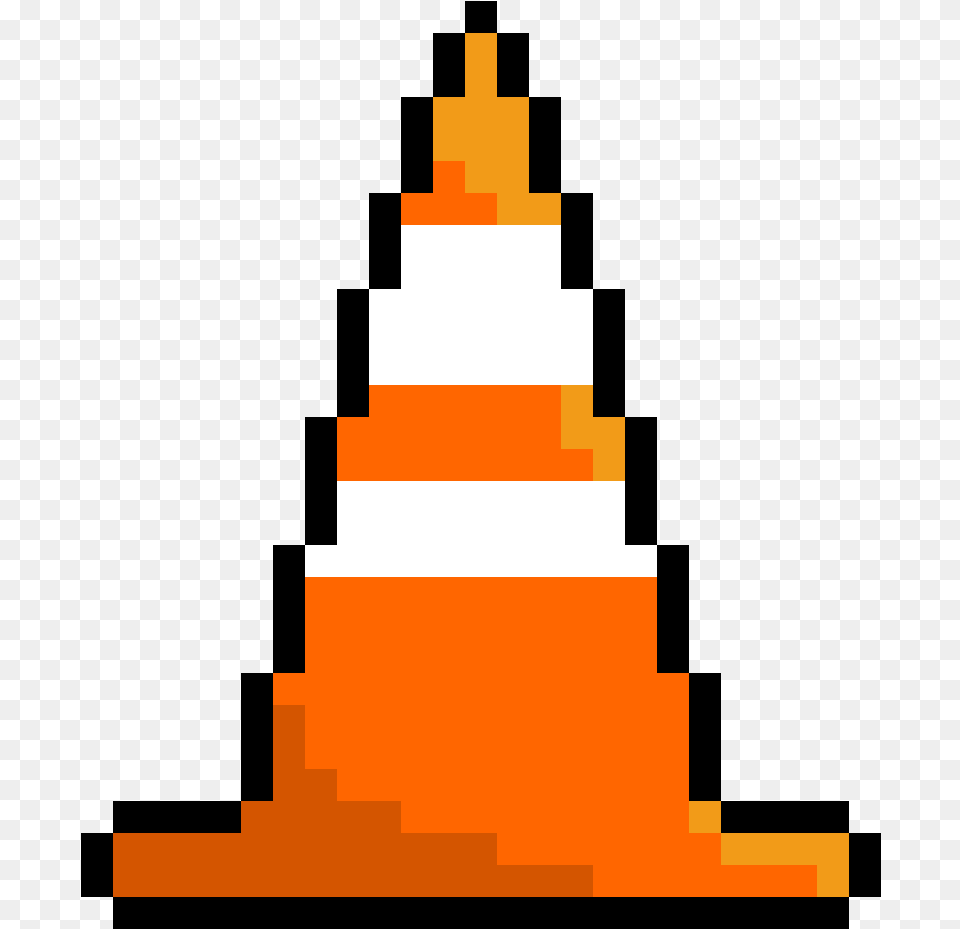 Traffic Cone Pixel Art Star, First Aid Free Png Download