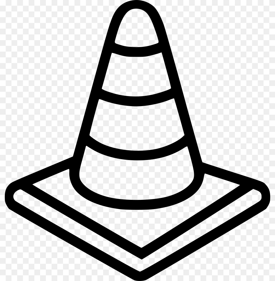 Traffic Cone Traffic Cone To Color Png Image