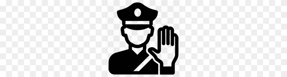 Traffic Cop Dircting Clipart, Stencil, People, Person Free Png