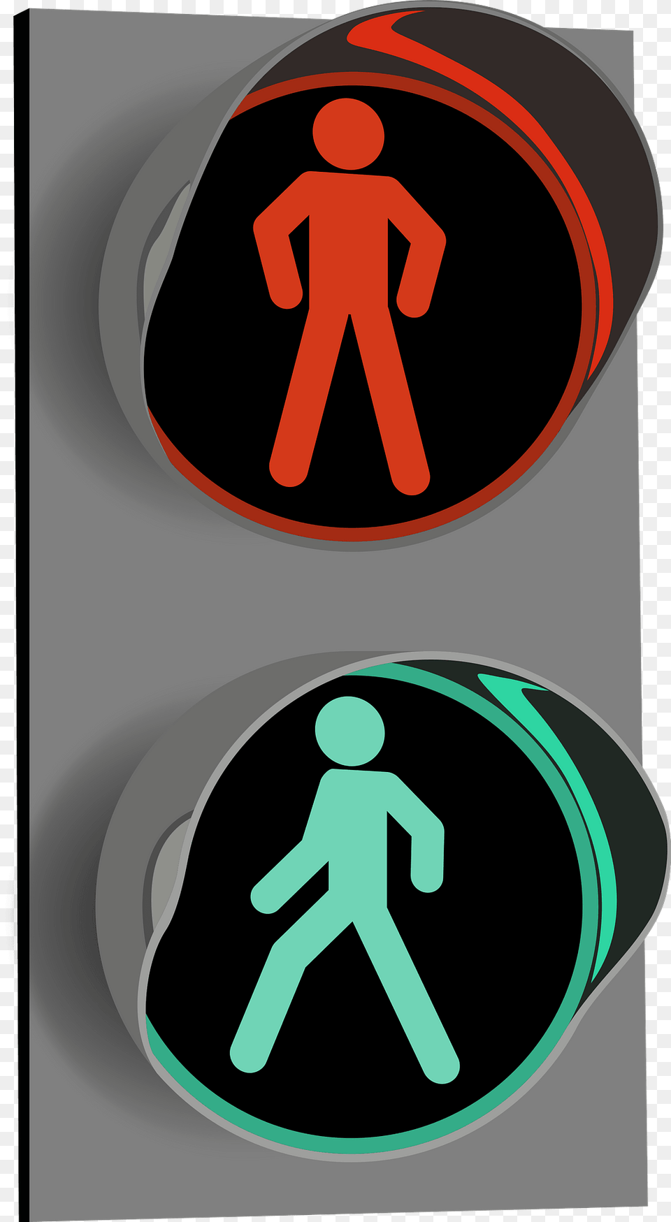 Traffic Light For Pedestrians Clipart, Traffic Light, Person, Ammunition, Grenade Png