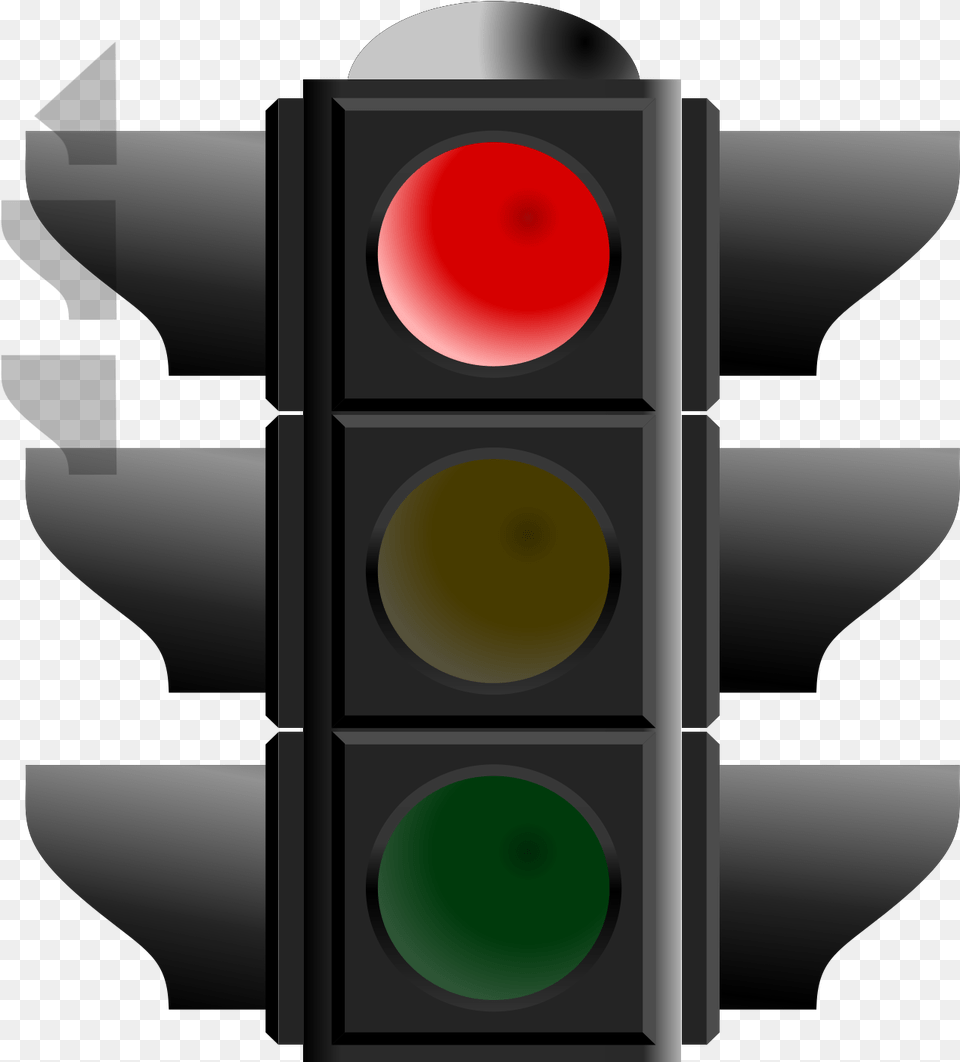 Traffic Light Red Svg Vector Clip Art Transparent Traffic Light Red, Traffic Light Free Png
