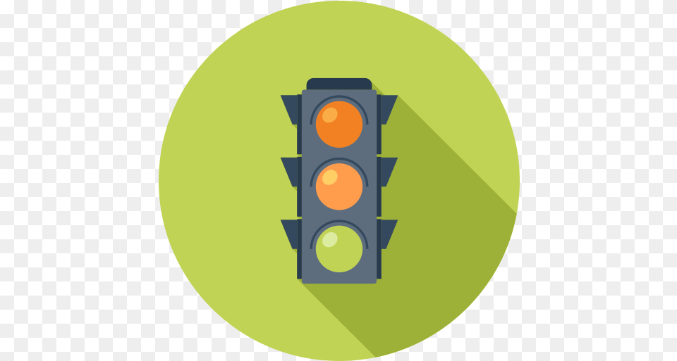 Traffic Lights Icon Of Seo And Development Icons Icono De Trafico, Light, Traffic Light, Disk Png