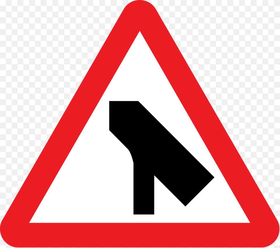 Traffic Merge Sign Uk, Symbol, Road Sign Free Png