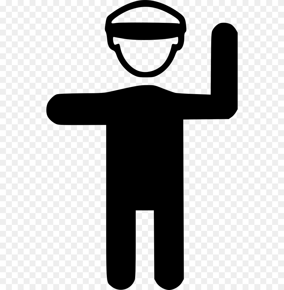 Traffic Policeman, Stencil, Symbol Free Transparent Png