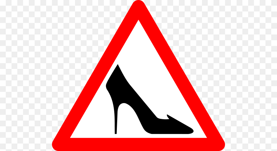 Traffic Sign Clipart, Clothing, Footwear, High Heel, Shoe Png