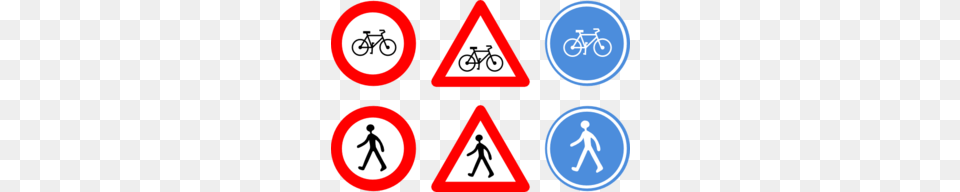 Traffic Sign Clipart Clip Art Images, Symbol, Bicycle, Transportation, Vehicle Png