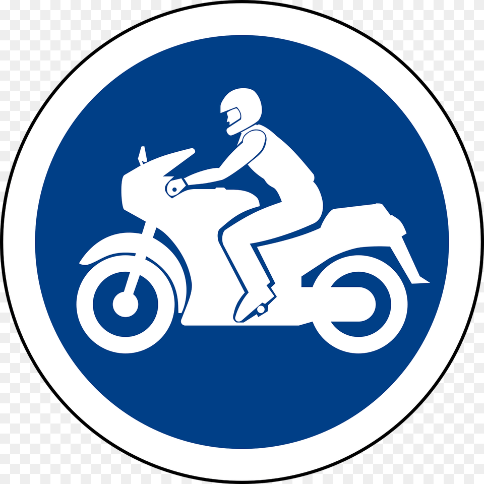 Traffic Sign Lane Motorcycle Motorcycle Travel Thailand, Moped, Motor Scooter, Transportation, Vehicle Free Transparent Png