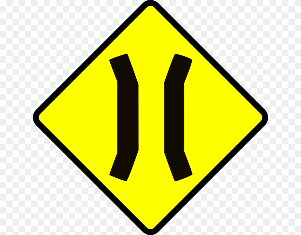 Traffic Sign Lane One Way Traffic Road Warning Sign, Road Sign, Symbol Png Image