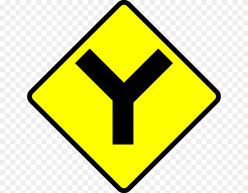 Traffic Sign Road Junction Warning Sign, Symbol, Road Sign Free Png