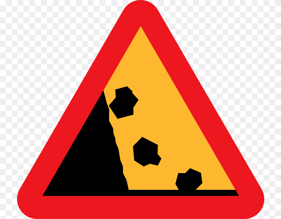 Traffic Sign Rock Warning Sign, Symbol, Road Sign, Dynamite, Weapon Free Png