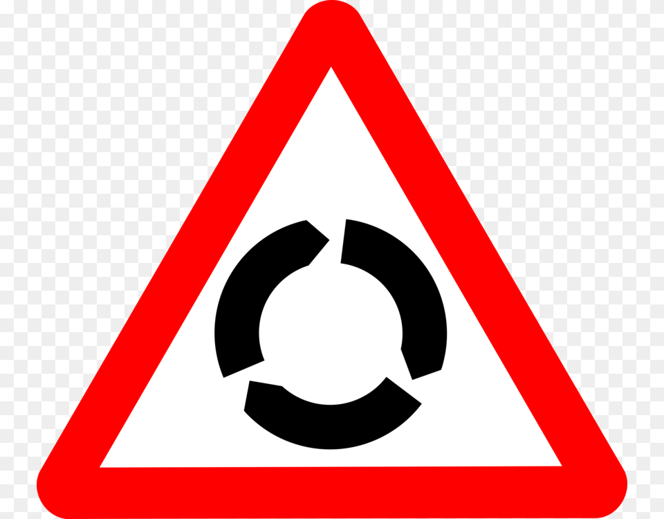 Traffic Sign The Highway Code Roundabout Road, Symbol, Road Sign Free Transparent Png