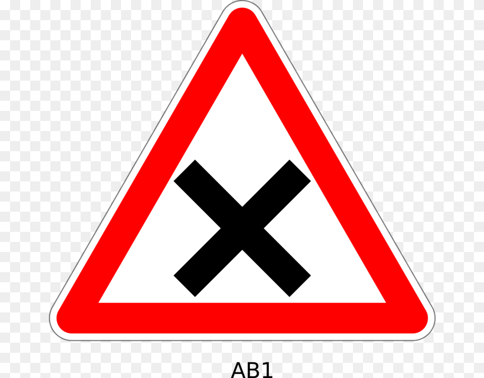 Traffic Sign Warning Sign Intersection Road, Symbol, Road Sign Png