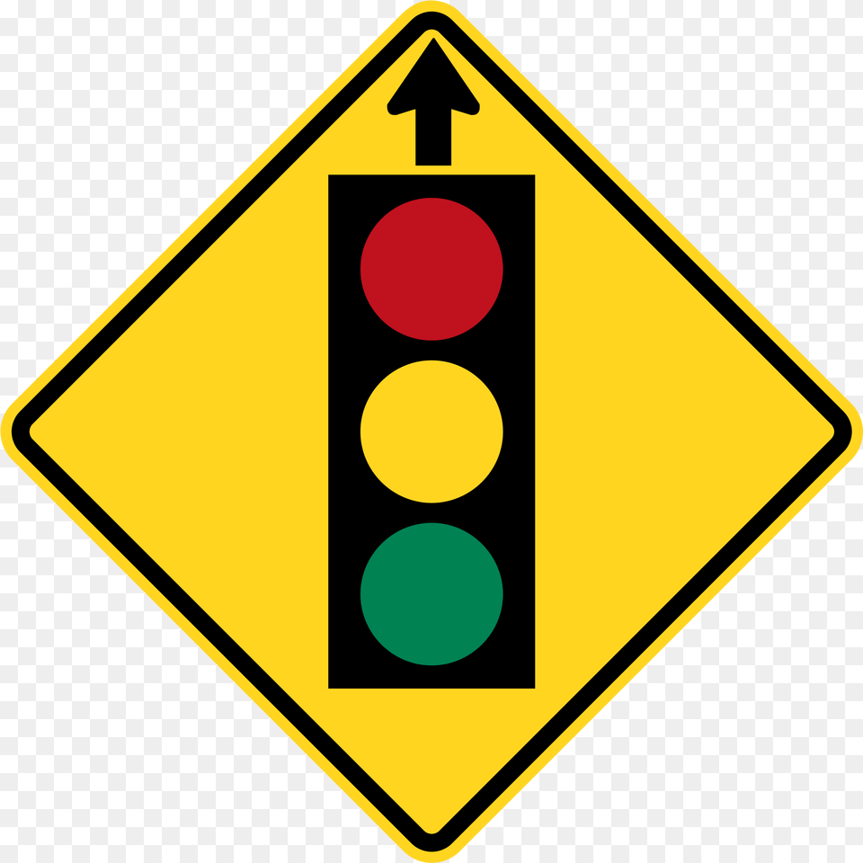 Traffic Signal Ahead Non Traffic Light Sign, Traffic Light, Symbol, Blackboard Free Png Download